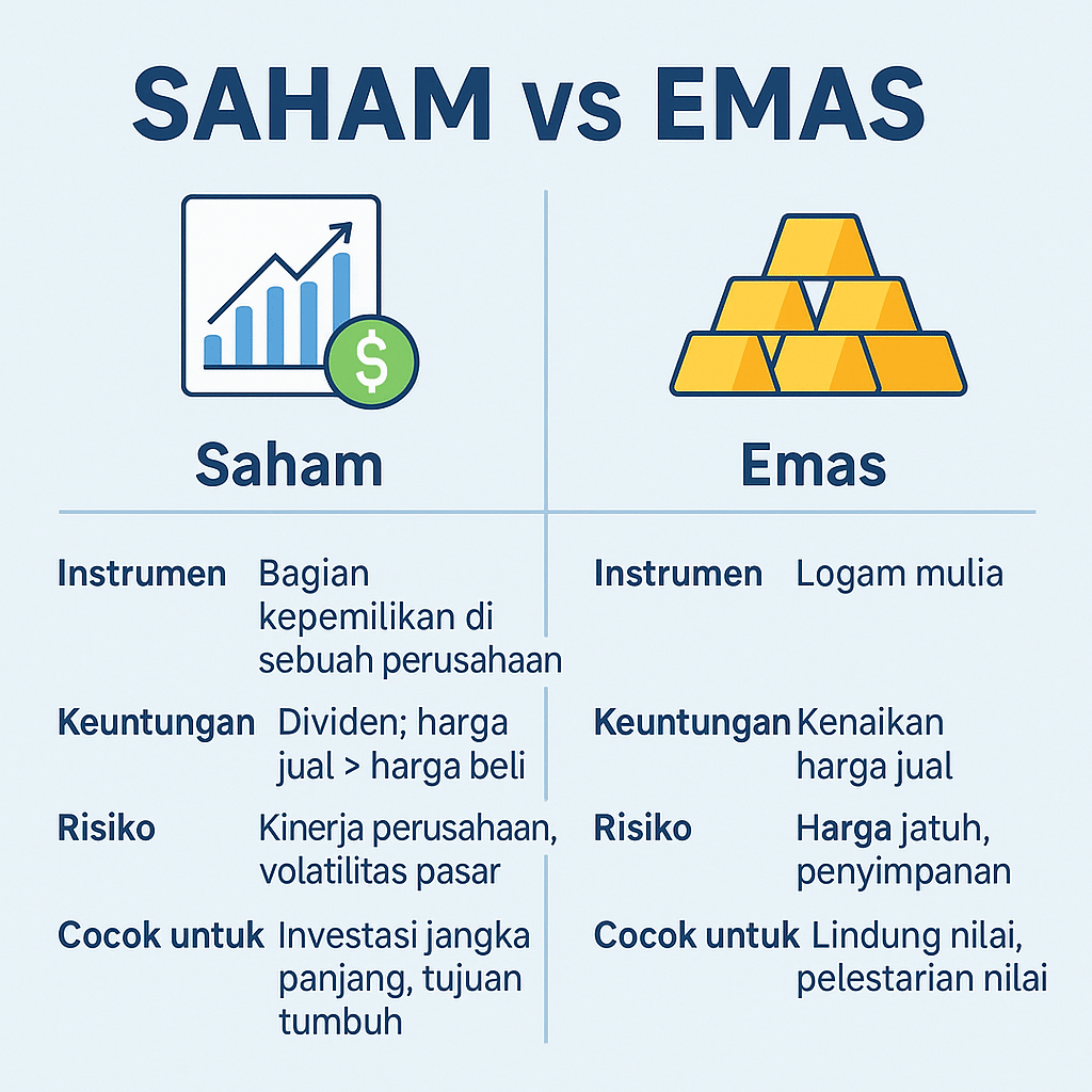 SAHAM VS EMAS